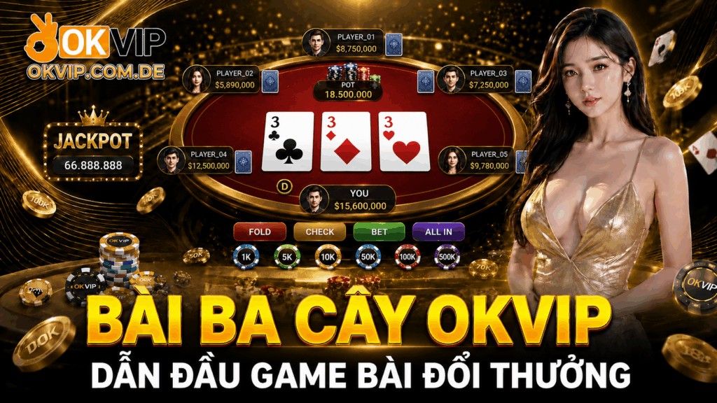 Game bài ba cây okvip