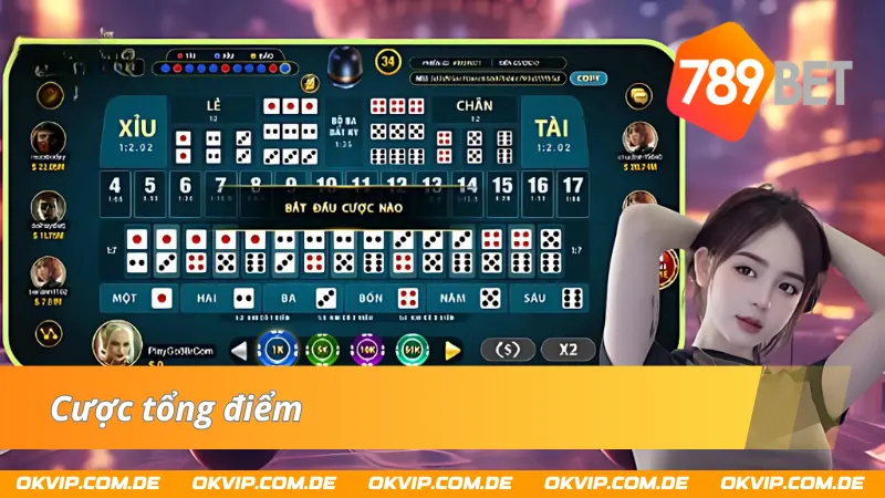 Cửa cược tổng điểm đầy kịch tính