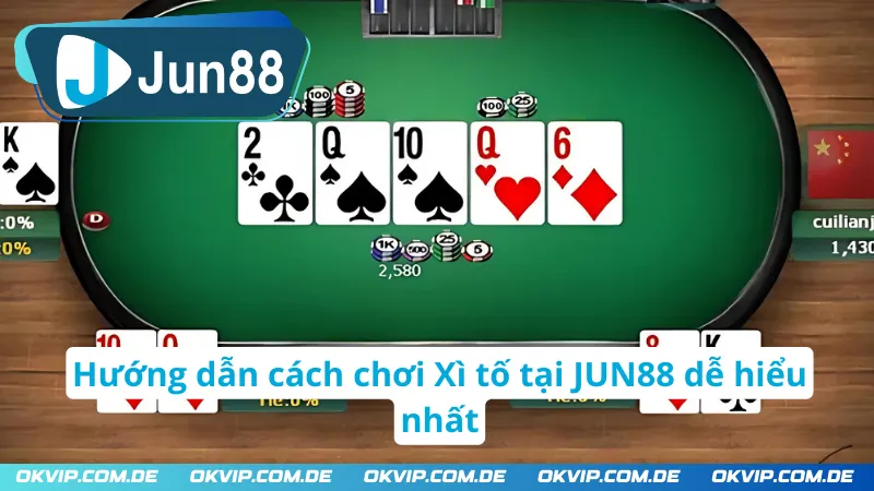 Bật mí về luật chơi cơ bản của game bài Xì tố tại JUN88