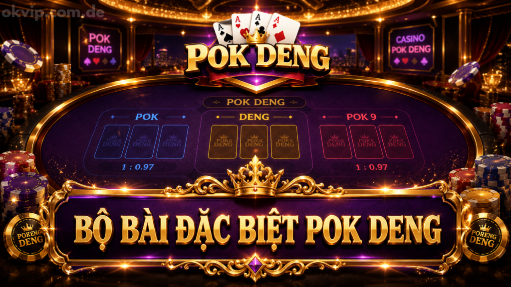 Bộ Bài Đặc Biệt Pok Deng — 8 Tổ Hợp, Xác Suất & Hệ Số Deng