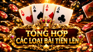Tổng hợp các loại bài Tiến Lên đầy đủ: rác, đôi, sám cô, sảnh, đôi thông, tứ quý