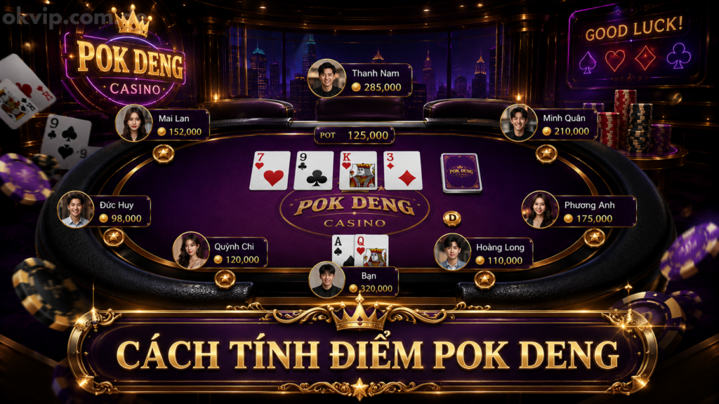 Cách Tính Điểm Pok Deng & Hệ Số Deng — Ví Dụ Chi Tiết 2026