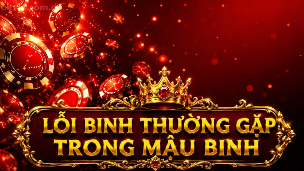 Lỗi Binh Thường Gặp Trong Mậu Binh & Cách Khắc Phục Hiệu Quả