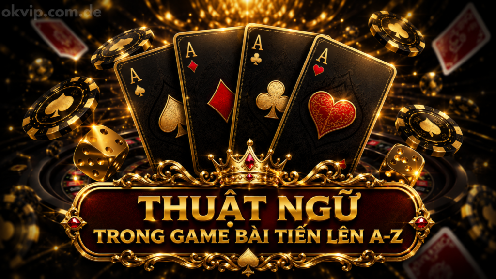 ổng hợp thuật ngữ bài Tiến Lên đầy đủ: rác, sảnh, hàng, đôi thông, chặt, thối, cóng, tới trắng, đút 3 bích