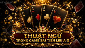 ổng hợp thuật ngữ bài Tiến Lên đầy đủ: rác, sảnh, hàng, đôi thông, chặt, thối, cóng, tới trắng, đút 3 bích