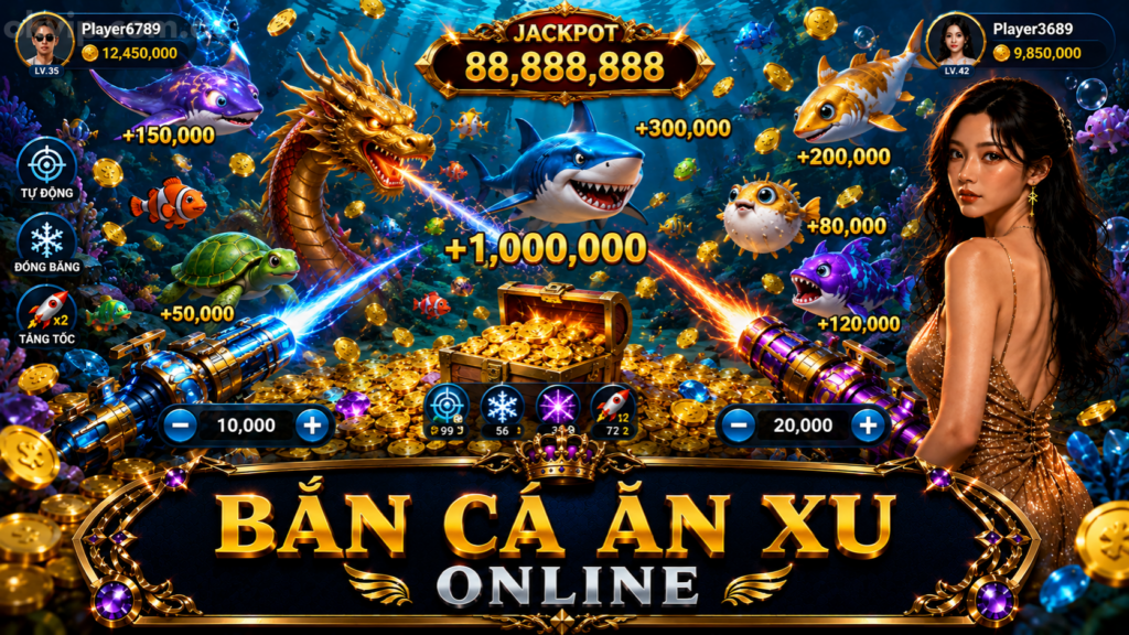 bắn cá ăn xu