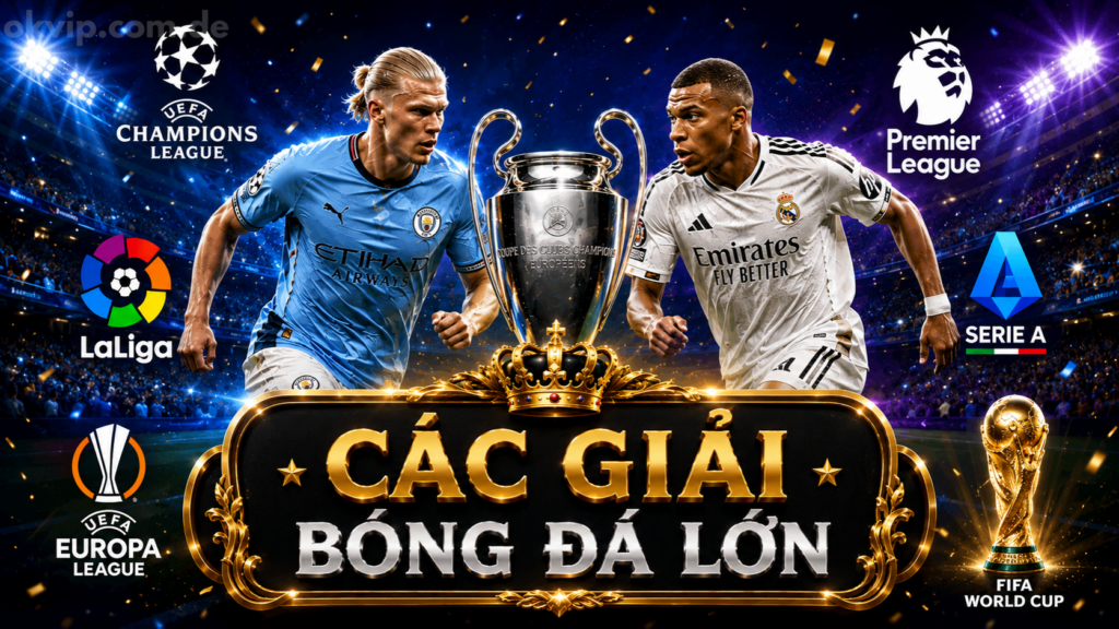 Tổng hợp các giải bóng đá lớn