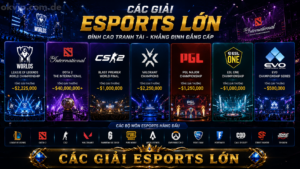 Tổng hợp các giải esports lớn