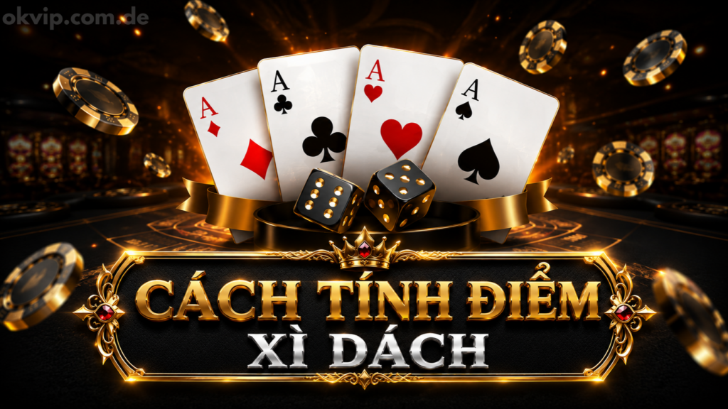 Cách tính điểm xì dách chi tiết: quy tắc lá Át linh hoạt, JQK bằng 10