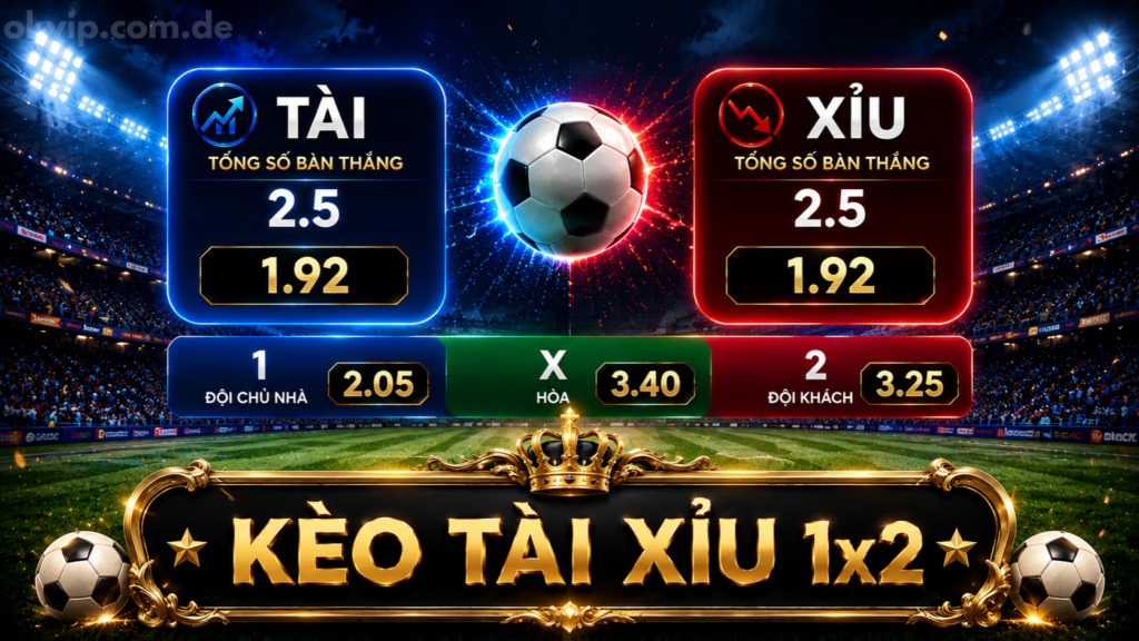 Kèo Tài Xỉu & 1×2 Bóng Đá: Cách Đọc & Tính Cho Người Mới