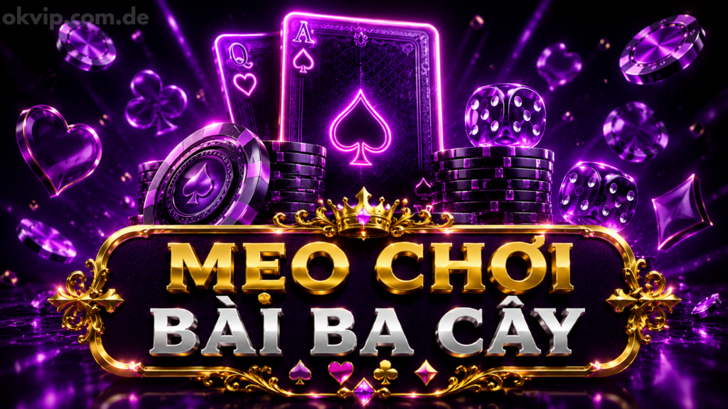 Tổng hợp mẹo chơi bài ba cây từ quản lý vốn, cược theo tay bài đến tâm lý biết dừng. Ba cây nặng may rủi nên mẹo giúp chơi bền và hạn chế mất mát, không thắng tuyệt đối.