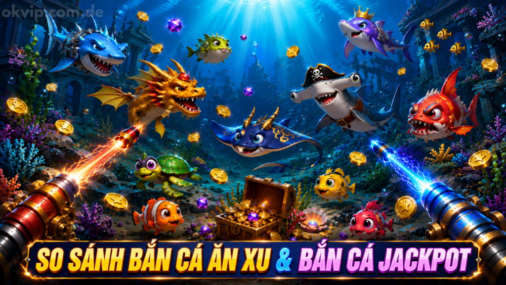so sánh bắn cá ăn xu
