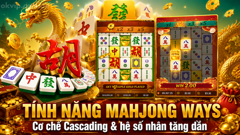 Cơ Chế Mahjong Ways: Cascading & Hệ Số Nhân Tăng Dần