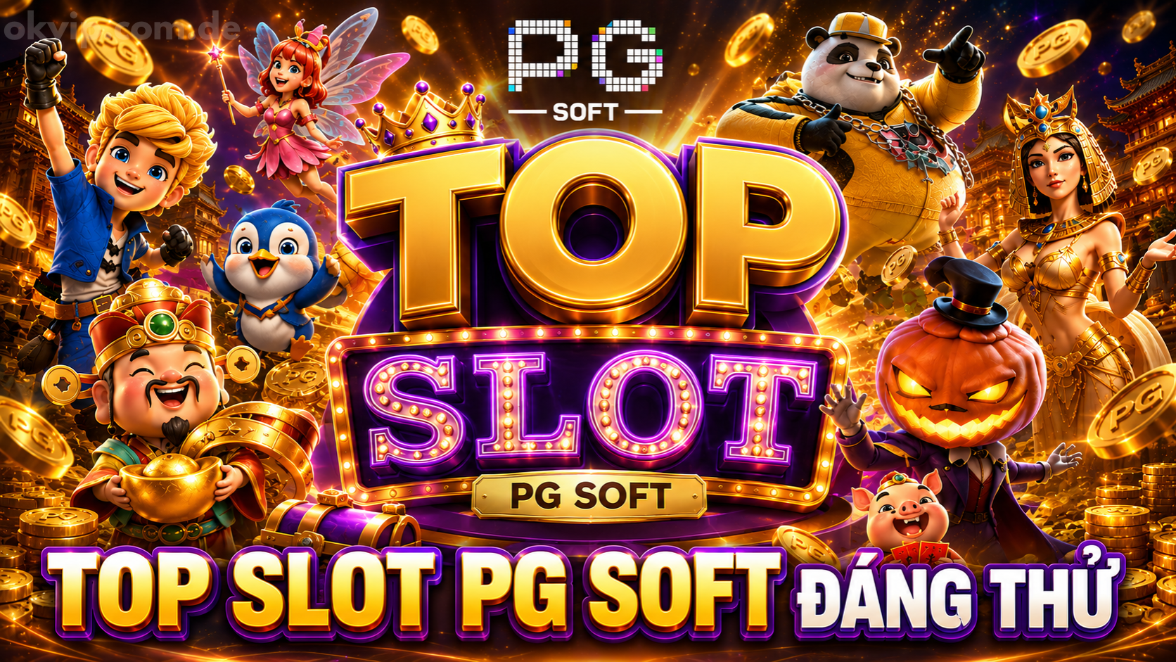Top Game Slot PG Soft Hay Nhất: Fortune Tiger, Lucky Neko...