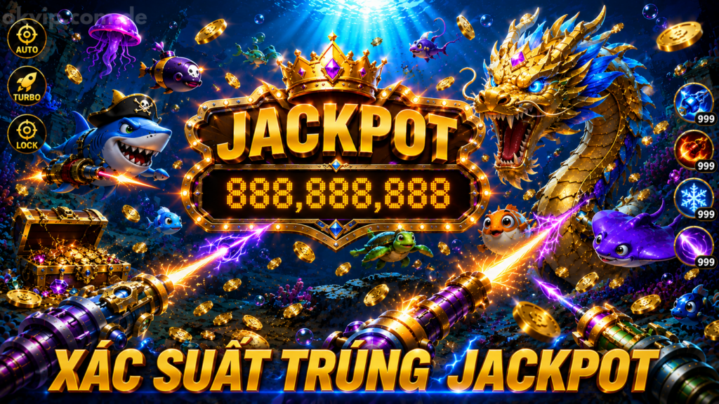 Xác suất trúng jackpot khi bắn cá
